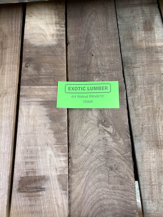 WALNUT 4/4 Prime Grade KD - 100BF SPECIAL 9/10'xRW | Available Machined!