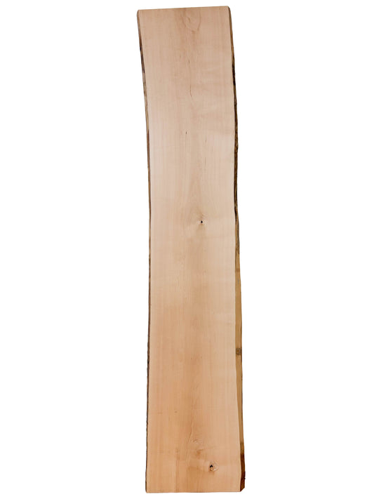 Pearwood, Swiss KD Live Edge Lumber - 48" x 9.25-9.75" x .75" WE1099