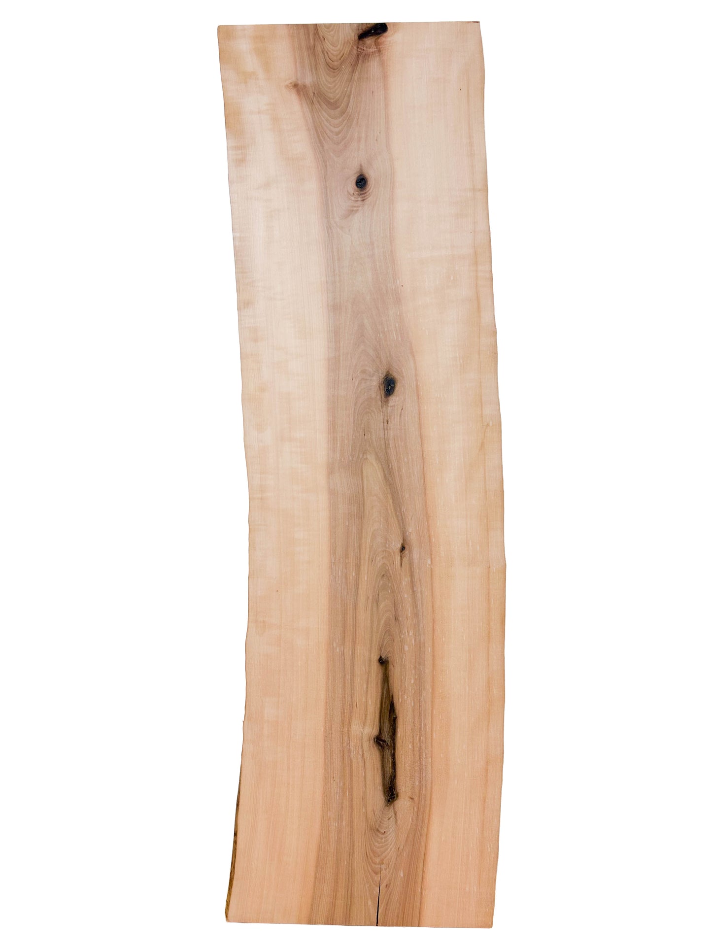 Pearwood, Swiss KD Live Edge Lumber - 36" x 10-11" x .75" WE1104