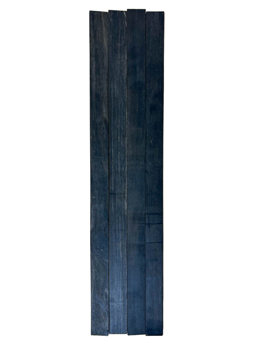 Ebony, Gabon Jet Black Bindings - 12"x 1"x 1/4" (4 pc pack) WE1185
