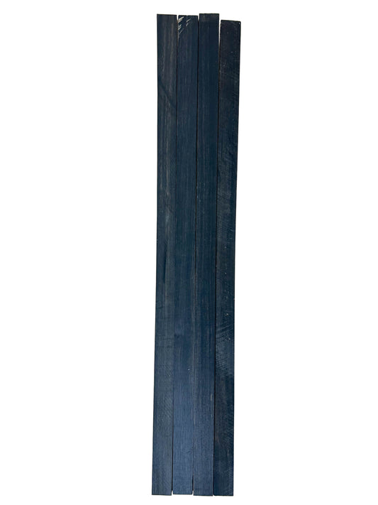 Ebony, Gabon Jet Black Bindings - 24"x 1"x 1/4" (4 pc pack) WE1175