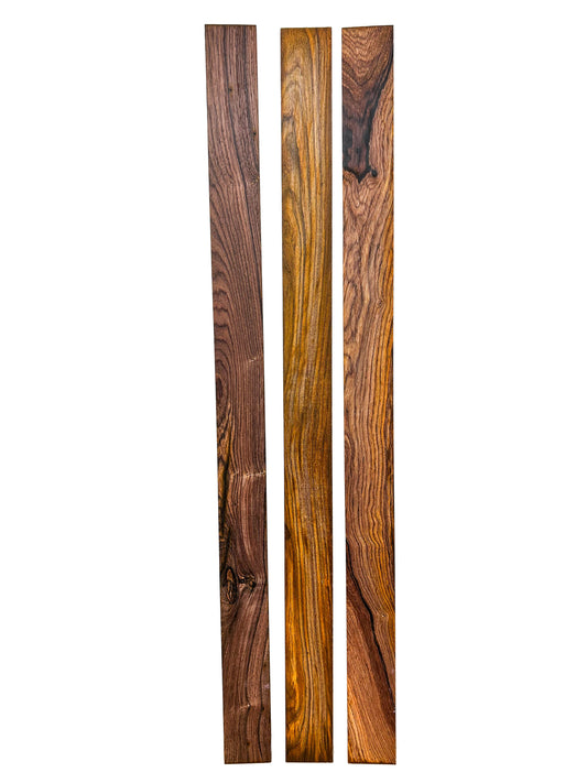 Cocobolo, Highly Figured Thins - 30" x 2 x 1/4" WE1245