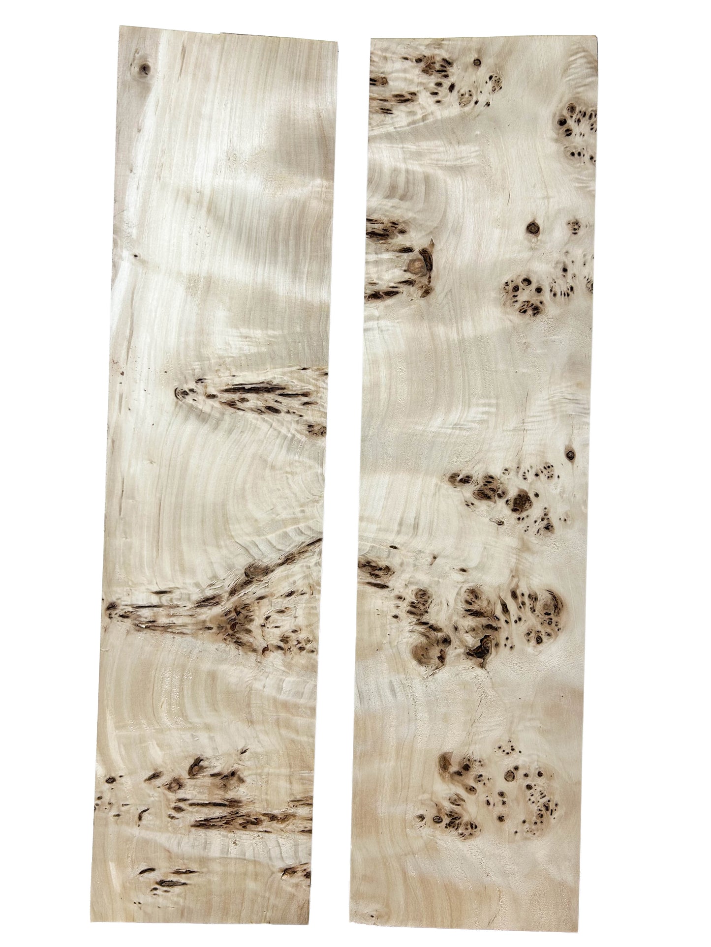 Mappa, European Burl HIGH FIGURE lumber - 24.25" x 6" x 3/4" - WE1283