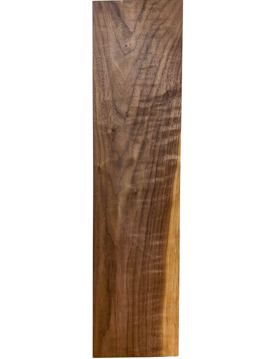 Walnut, American CURLY lumber - 28.25" x 7" x 7/8" WE1304
