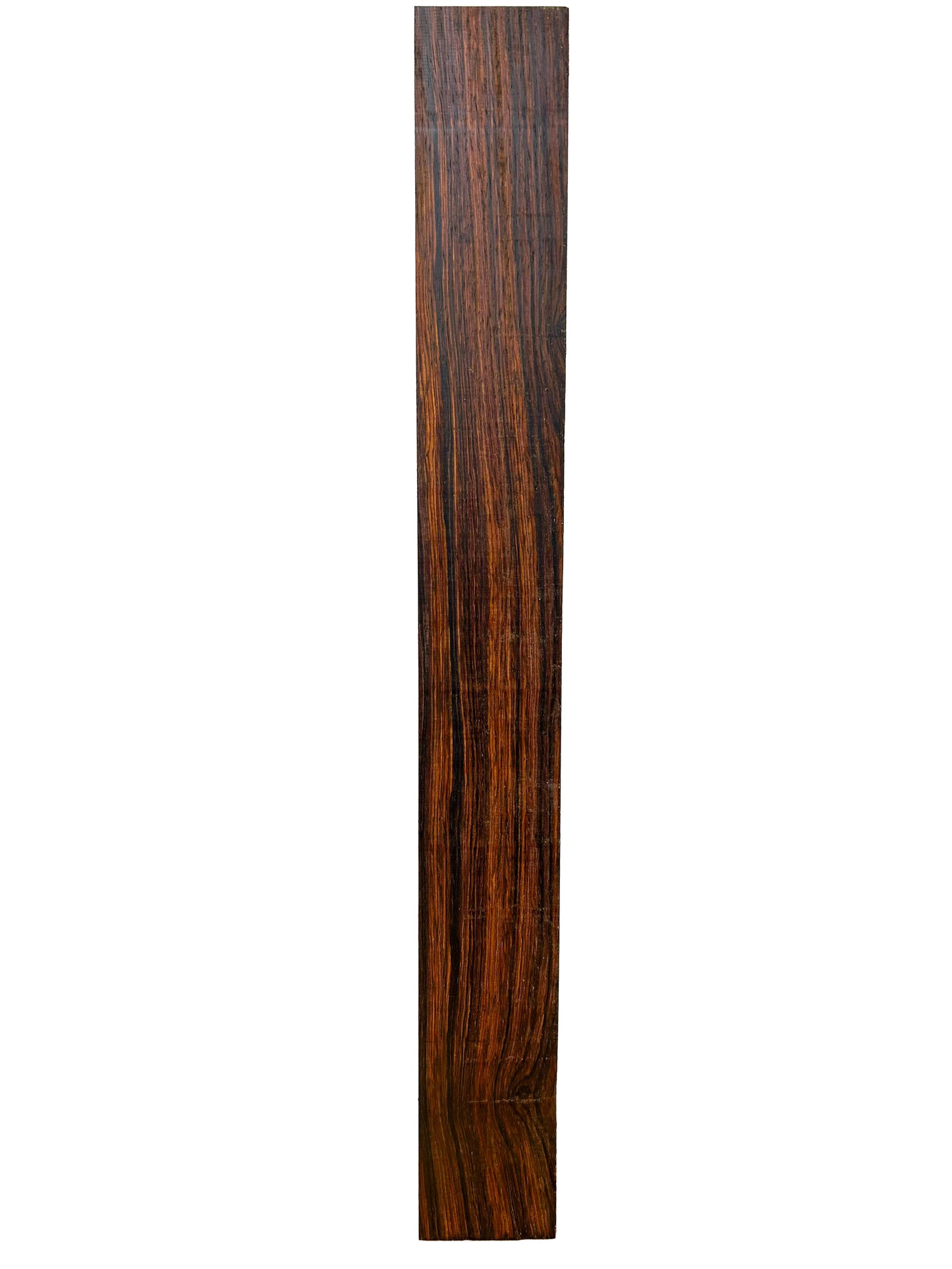 Cocobolo FIGURED Lumber - 22.25" x 2-5/8" x 1" WE1309
