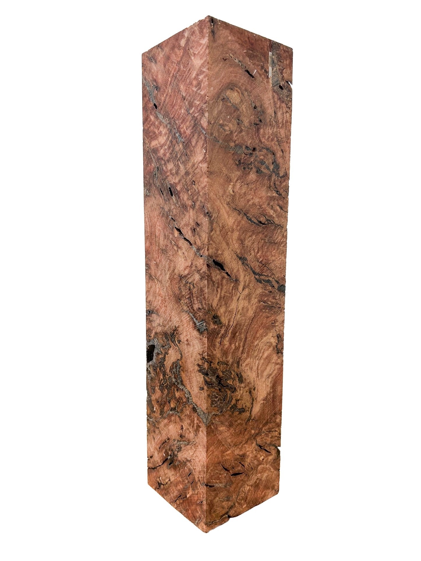 Australian Western Red Box Burl Pool Cue/Spindle/Turning Blank - 11.5"x2-5/8"x2-5/8" WE1362