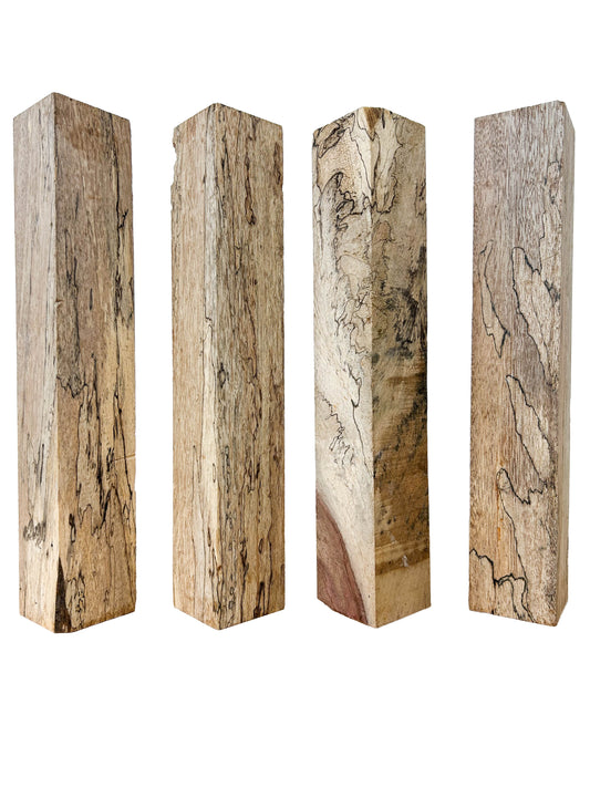 Spalted Figured Jatoba Turning Square/Spindle - 12" x 2" x 2" WE1407