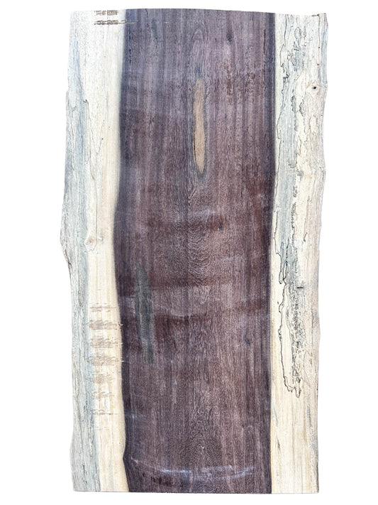 Katalox 6/4 Live Edge Slab - 36.5"x 18-20" x 1.5" - WE1460