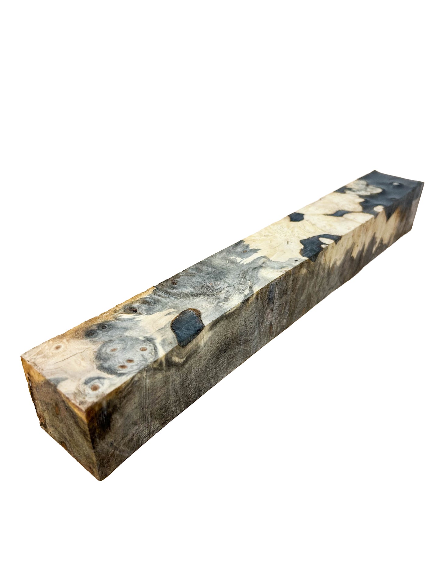 Buckeye Burl, American Epoxied Turning Square - 14.25" x 1-7/8" x 1-7/8" WE1486