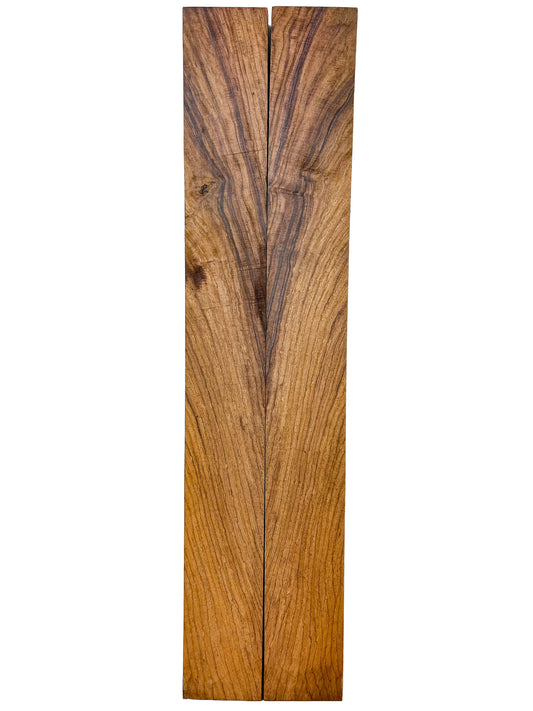 Rosewood, Nicaragua Figured Book-matched Lumber - 36.25" x 4.25" x 1.25" - WE1514