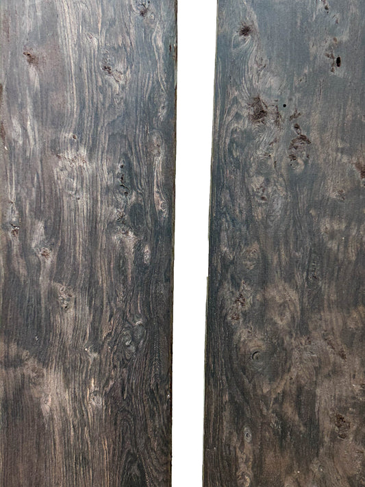 Blackwood, African/Dalbergia melanoxylon HI-FIGURE Fingerboard - 21"x3"x3/8" *AAA GRADE*WE1541