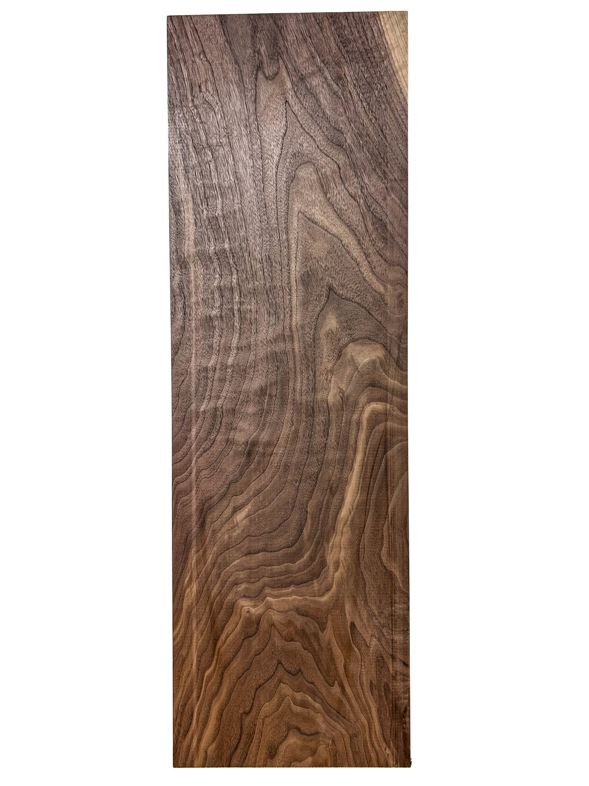 Walnut, American CURLY lumber - 35.5"x 11.25"x 3/4" WE1556