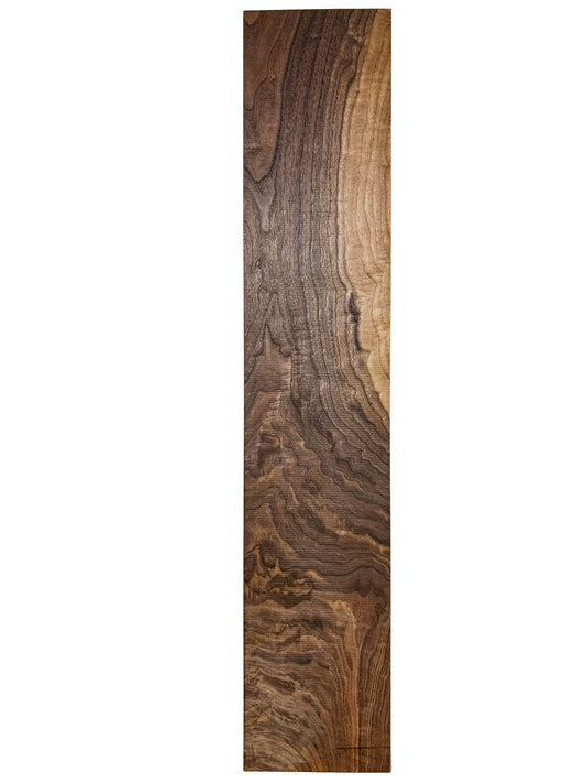 Walnut, American CURLY lumber - 47.5"x 9.25"x 3/4" WE1557