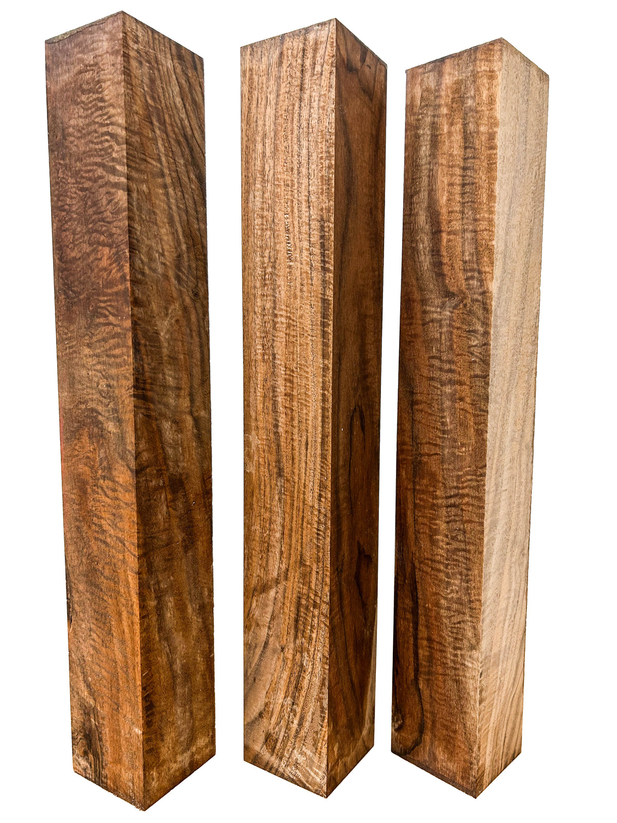 Walnut, Bastogne HIGH FIGURE turning square - 18"x 2.5" x 2.5" WE1561