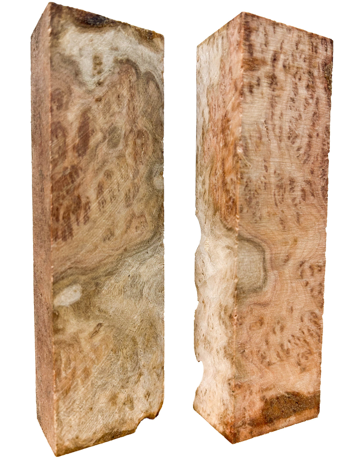 Australian Bimble Box Burl Knife Scales - 5"x 1.5"x 1" WE1608