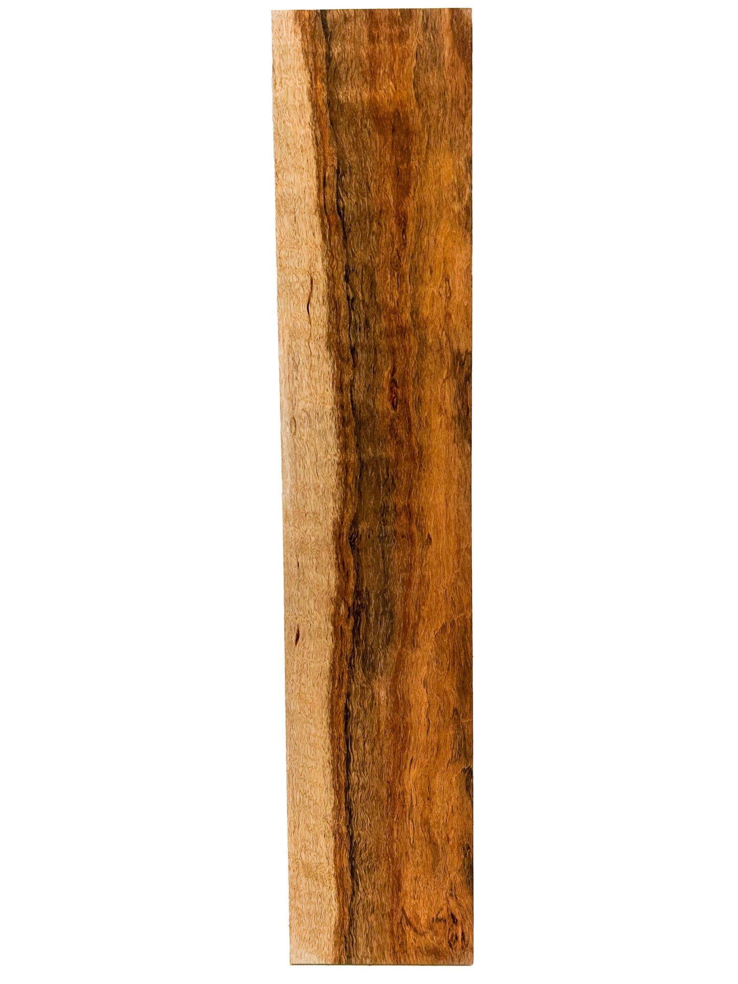 Highly figured Shedua <br> 28"x 5.5"x 7/8" WE-37 image 2