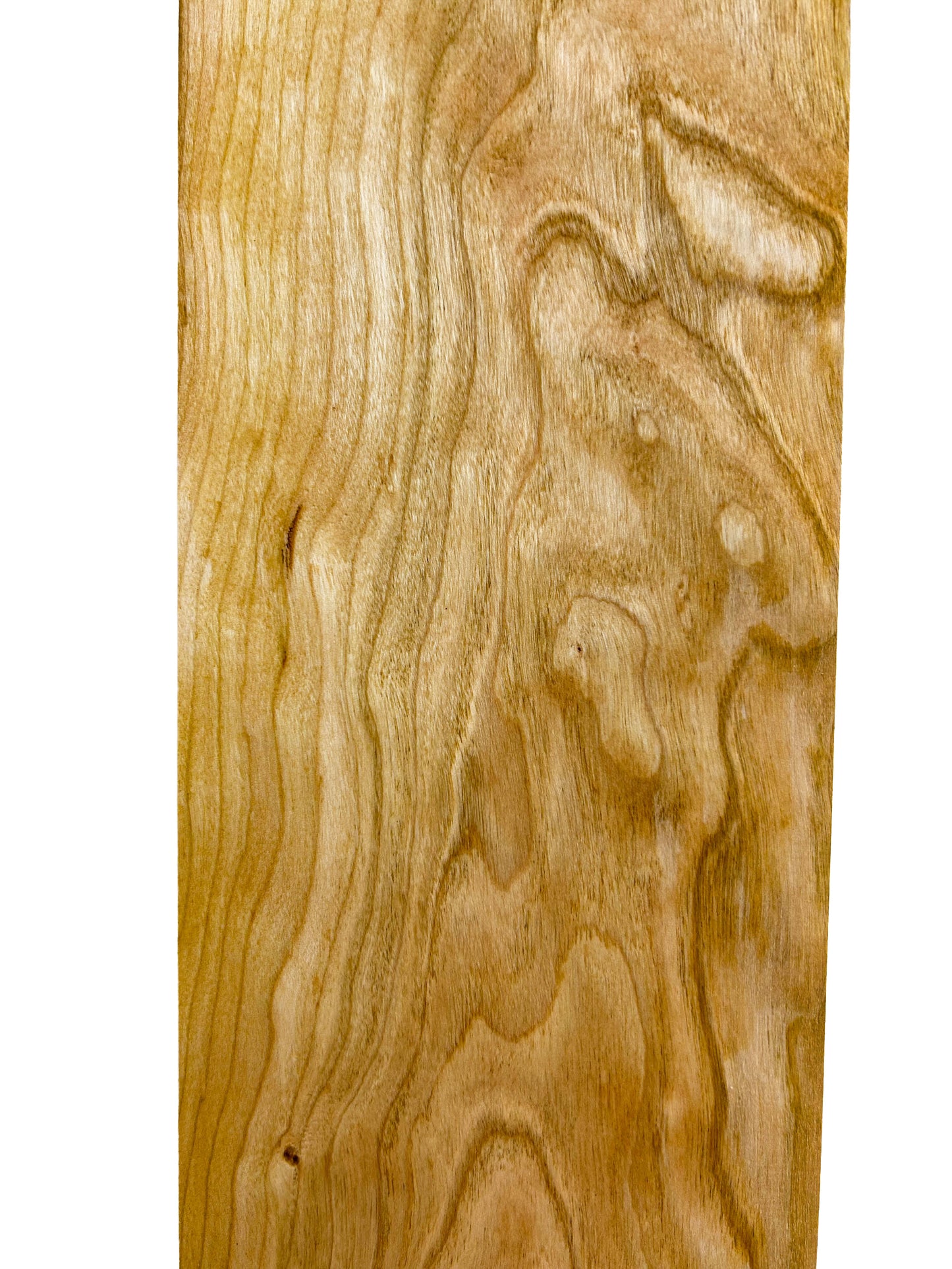 Figured Curly Cherry Board - 35" x 4-7/8" x 3/4" - WE524