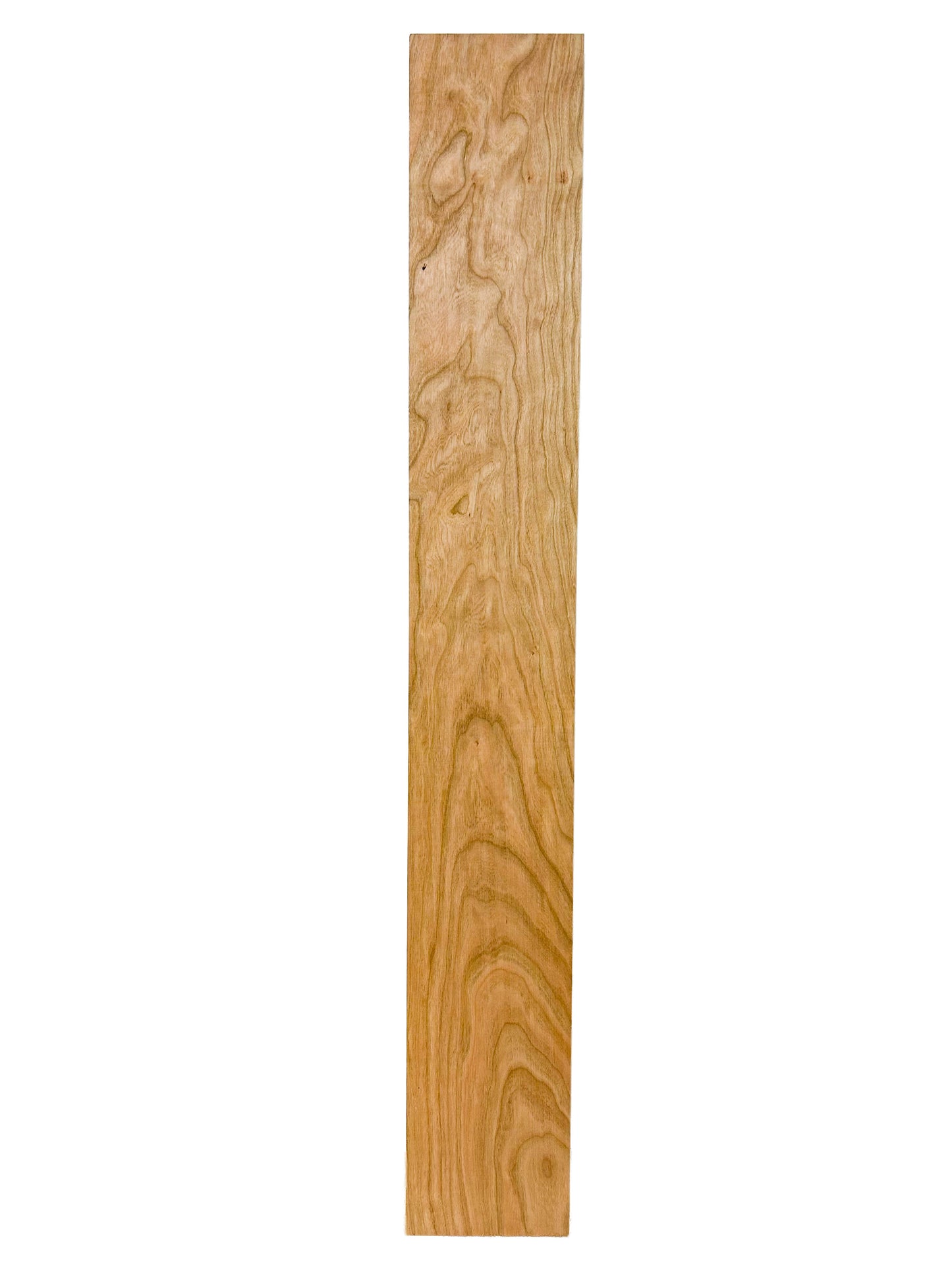 Figured Curly Cherry Board - 35" x 4-7/8" x 3/4" - WE524