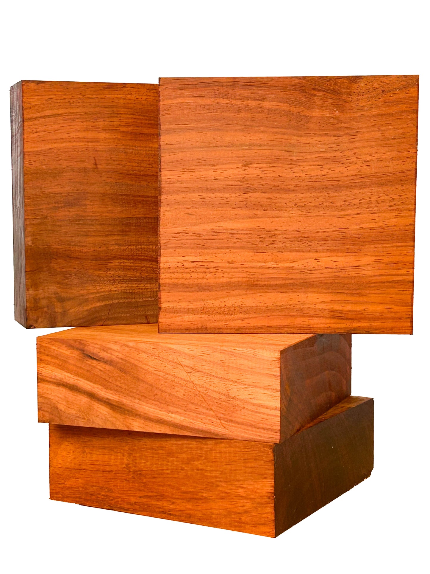 Padauk, African 12/4 Vibrant Platter/Bowl Blank - 8.75" x 8.75" x 2-7/8" - WE356