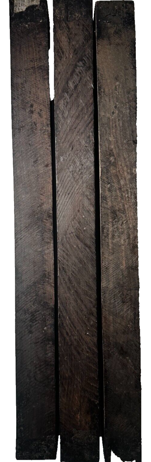 KD African Blackwood Turning/Pool Cue/Spindle Blanks - 1 1/2"x1 1/2"x18" E-525