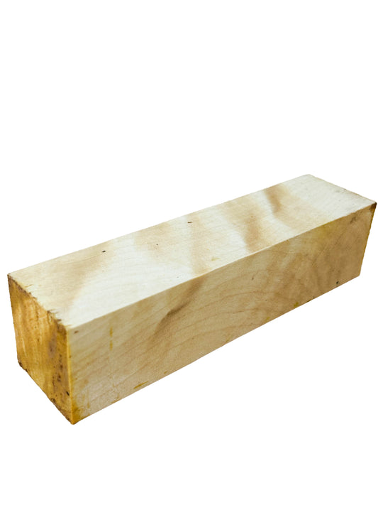 Curly Maple, European Turning squares - 6" x 1.5" x 1.5" WE584