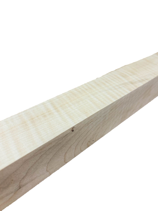 Curly Maple, European Turning squares - 24" x 3" x 3" WE596