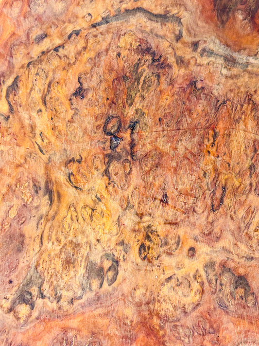 Australian Coolibah Burl Platter  18"x 16"x 1" WE602