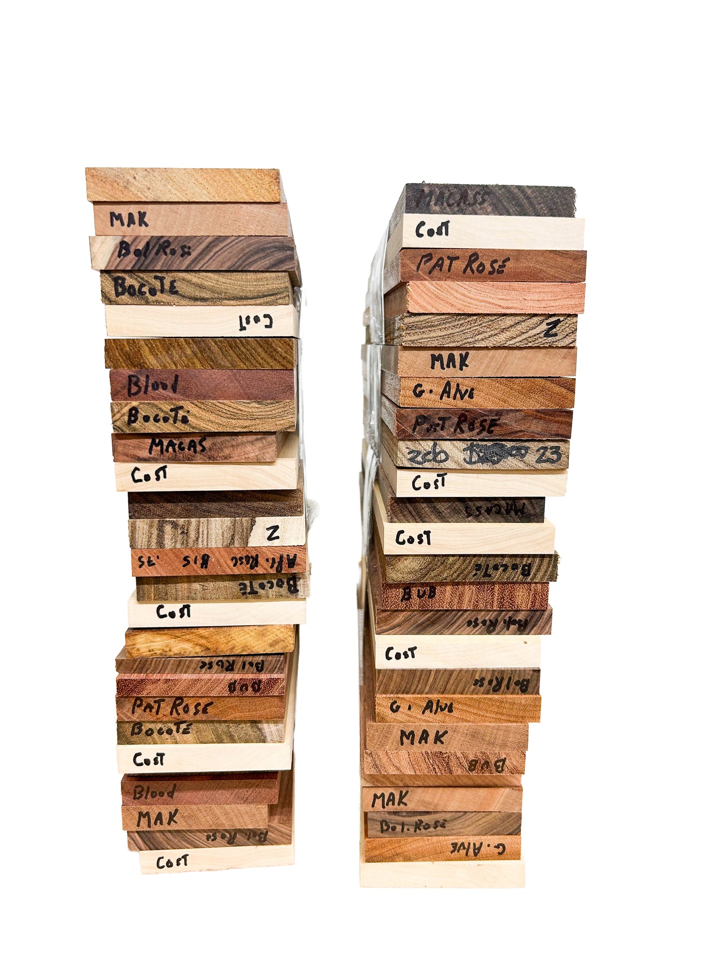 Exotic Thins Mix 5pc Packs - 1/2"x 2.75-3"x 11-12" - WE621
