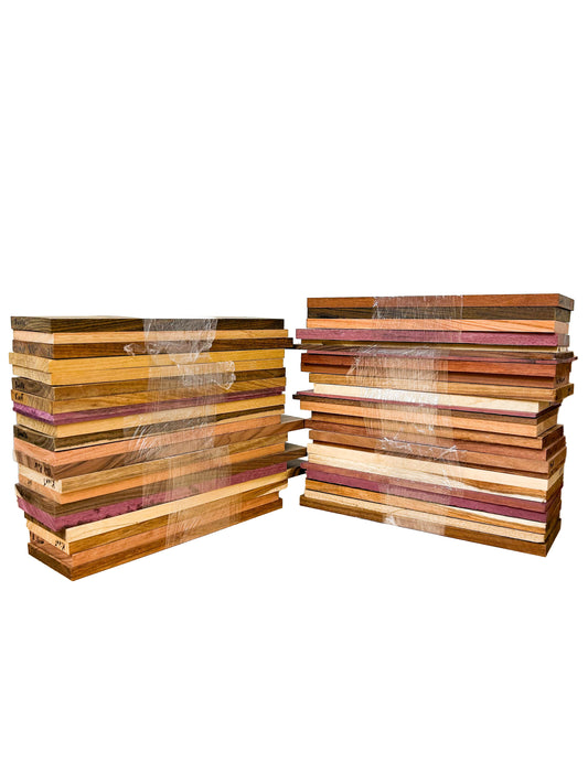 Exotic Thins Mix 4pc Packs - 1/2"x 3.75-4"x 11-12" - WE622