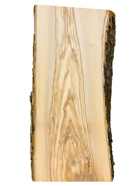 OLIVEWOOD: Italian Live Edge Figured, Cutting Boards 18"x 8.5"x 1" - WE692