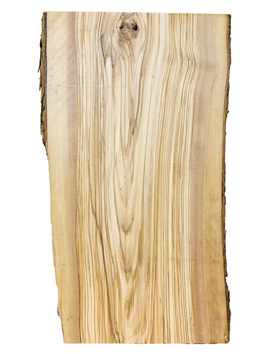 OLIVEWOOD: Italian Live Edge Figured, Cutting Boards 18"x 9.5"x 1" - WE693