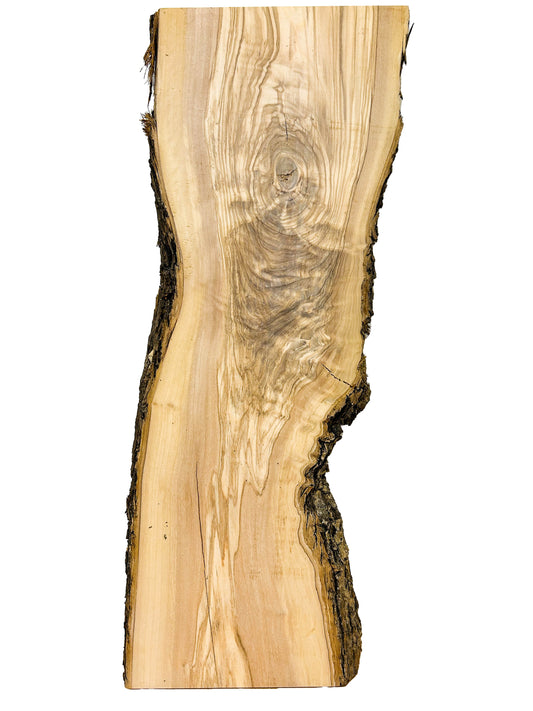 OLIVEWOOD: Italian Live Edge Figured, Cutting Boards 24"x 6.5-9"x 1" - WE701