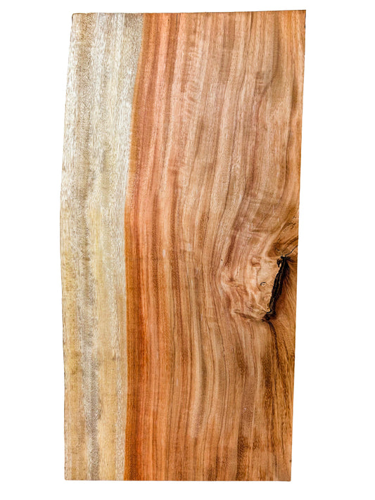 Canary, Red/Macacauba 6/4 Live Edge Slabs - 18"x 9" x 1.5" - WE709