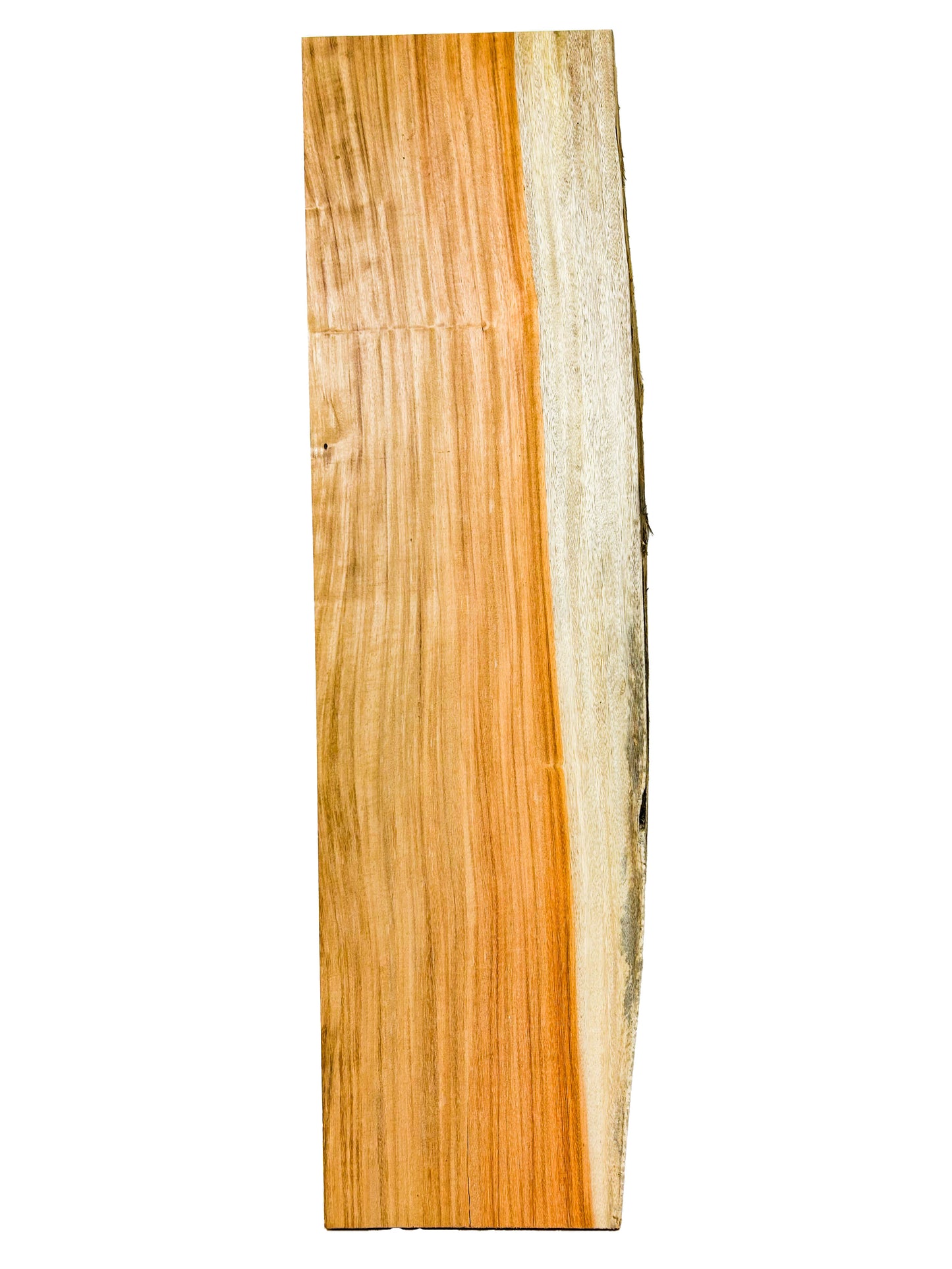 Canary, Red/Macacauba 6/4 Live Edge Slabs - 31"x 8-8.5" x 1.5" - WE713
