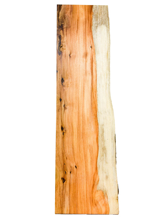 Canary, Red/Macacauba 6/4 Live Edge Slabs - 36"x 9-10.5" x 1.5" - WE714