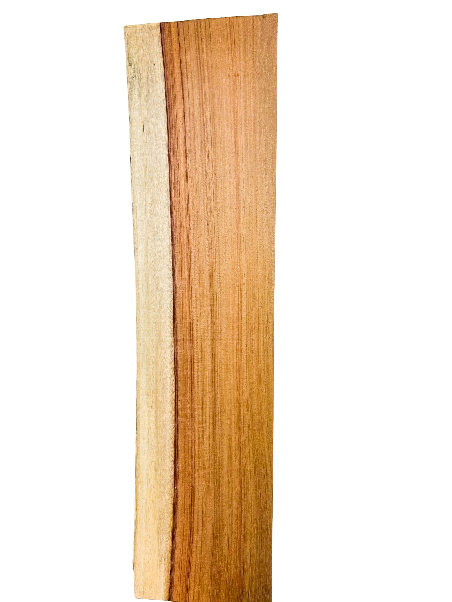 Canary, Red/Macacauba 5/4 Live Edge Slabs - 39"x 9-10.5" x 1-1/8" - WE739