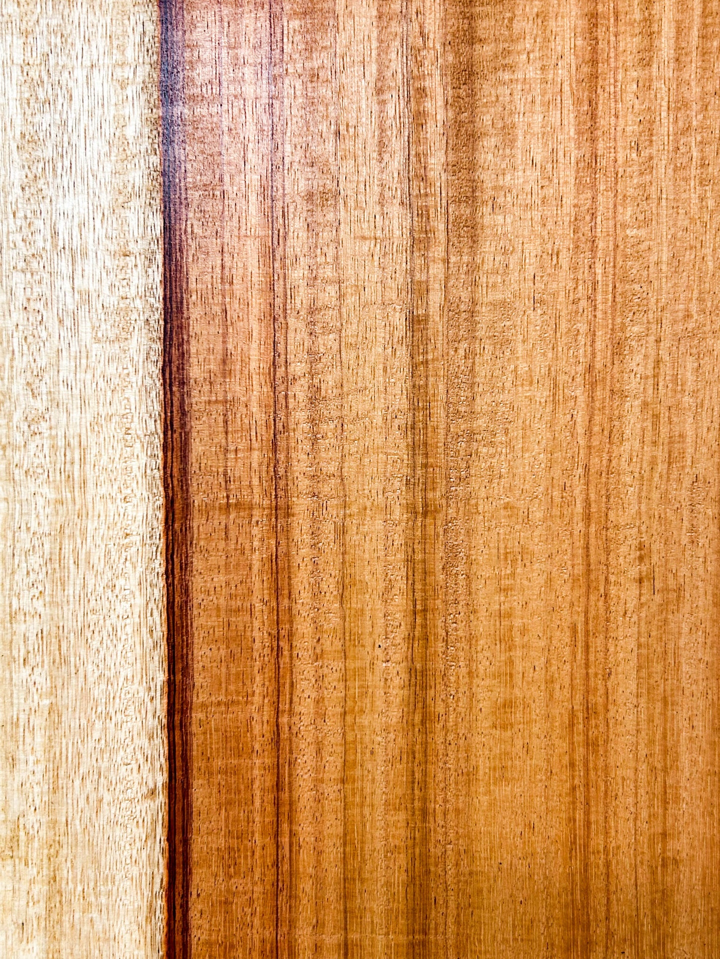 Canary, Red/Macacauba 5/4 Live Edge Slabs - 39"x 9-10.5" x 1-1/8" - WE739