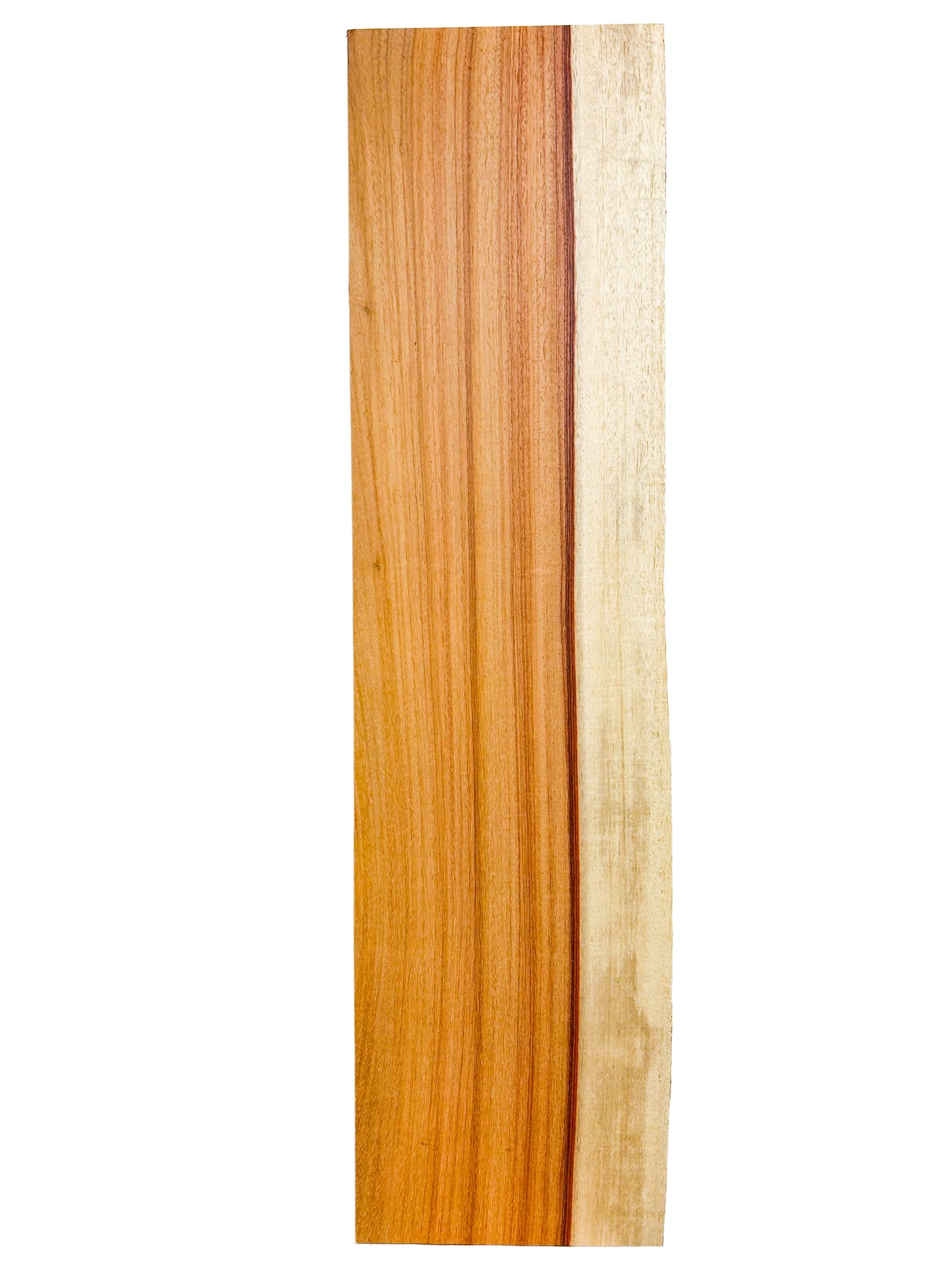 Canary, Red/Macacauba 5/4 Live Edge Slabs - 31"x 8" x 1-1/8" - WE742