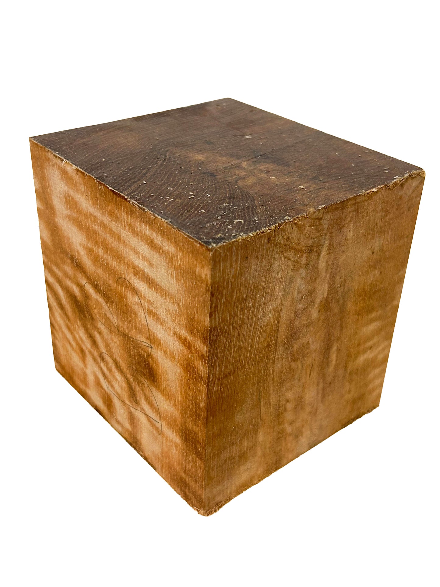 Pyinma, Highly figured Bowl Blank- 4.5" x 4.5" x 4" - WE769