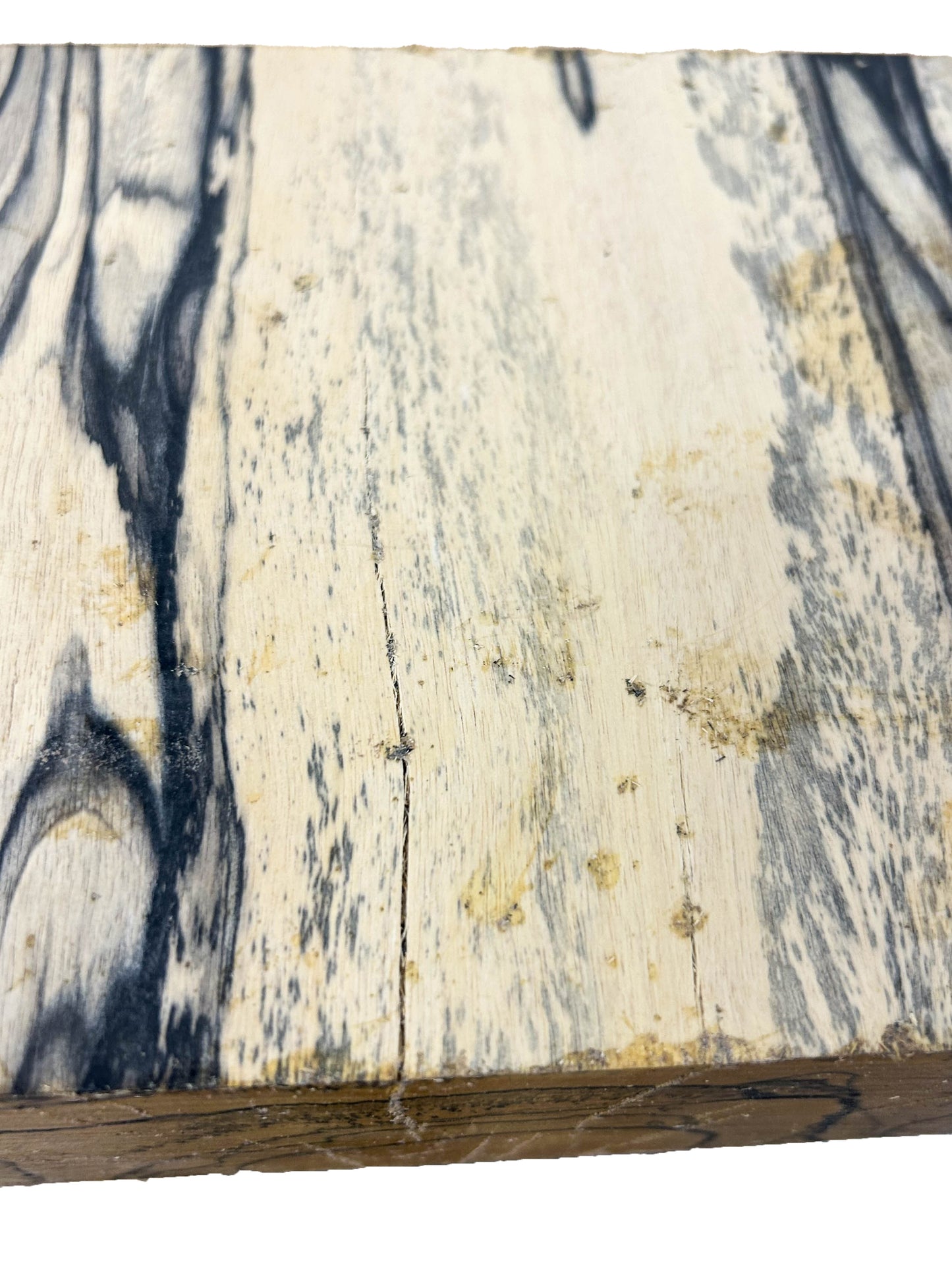 Ebony, Black & White/Pale Moon Striking Bowl Blank - 6.5" x 6.25" x 2.5" WE806