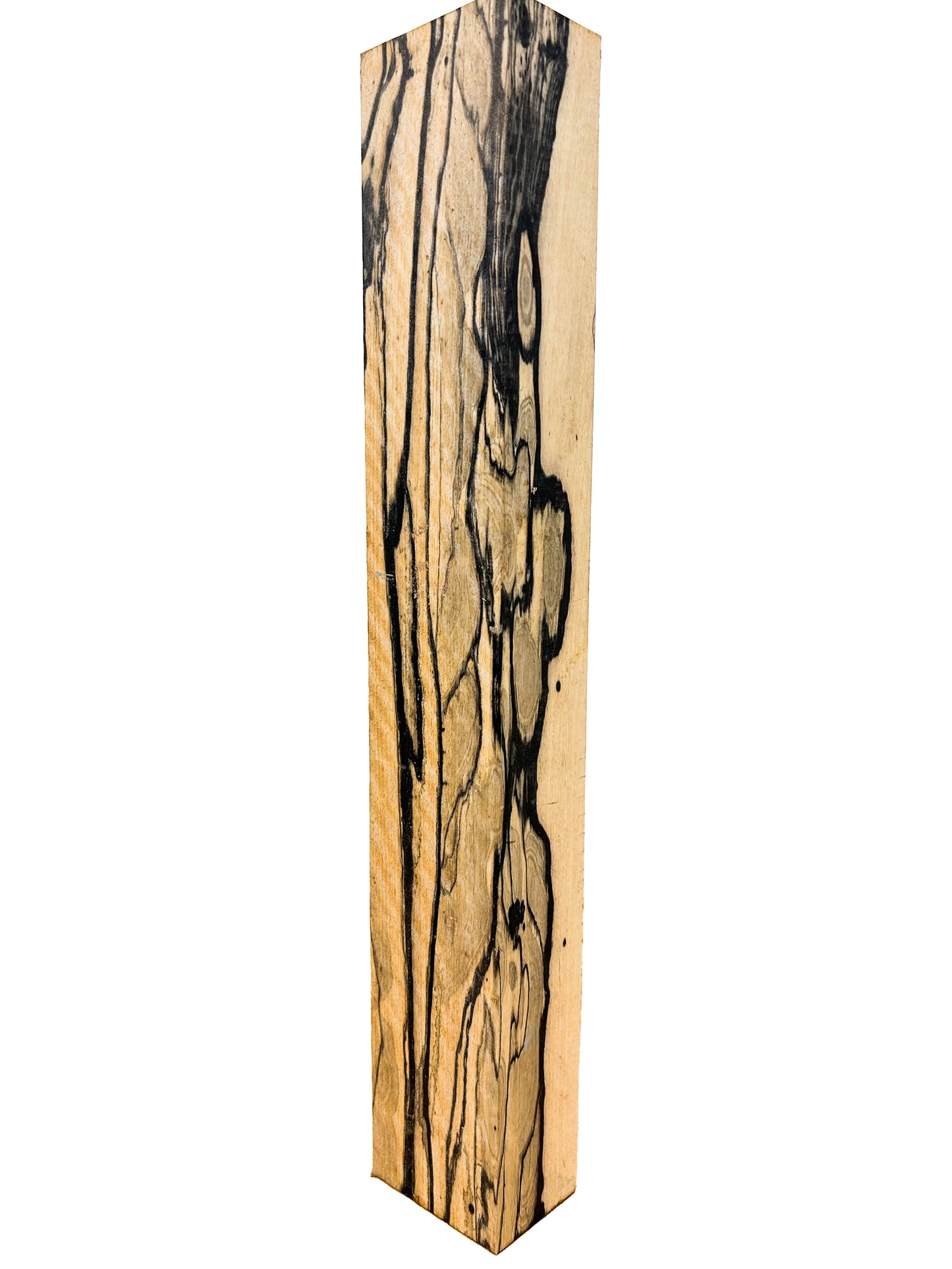 Ebony, Black & White/Pale Moon Striking lumber - 18" x 3" x 2" WE809
