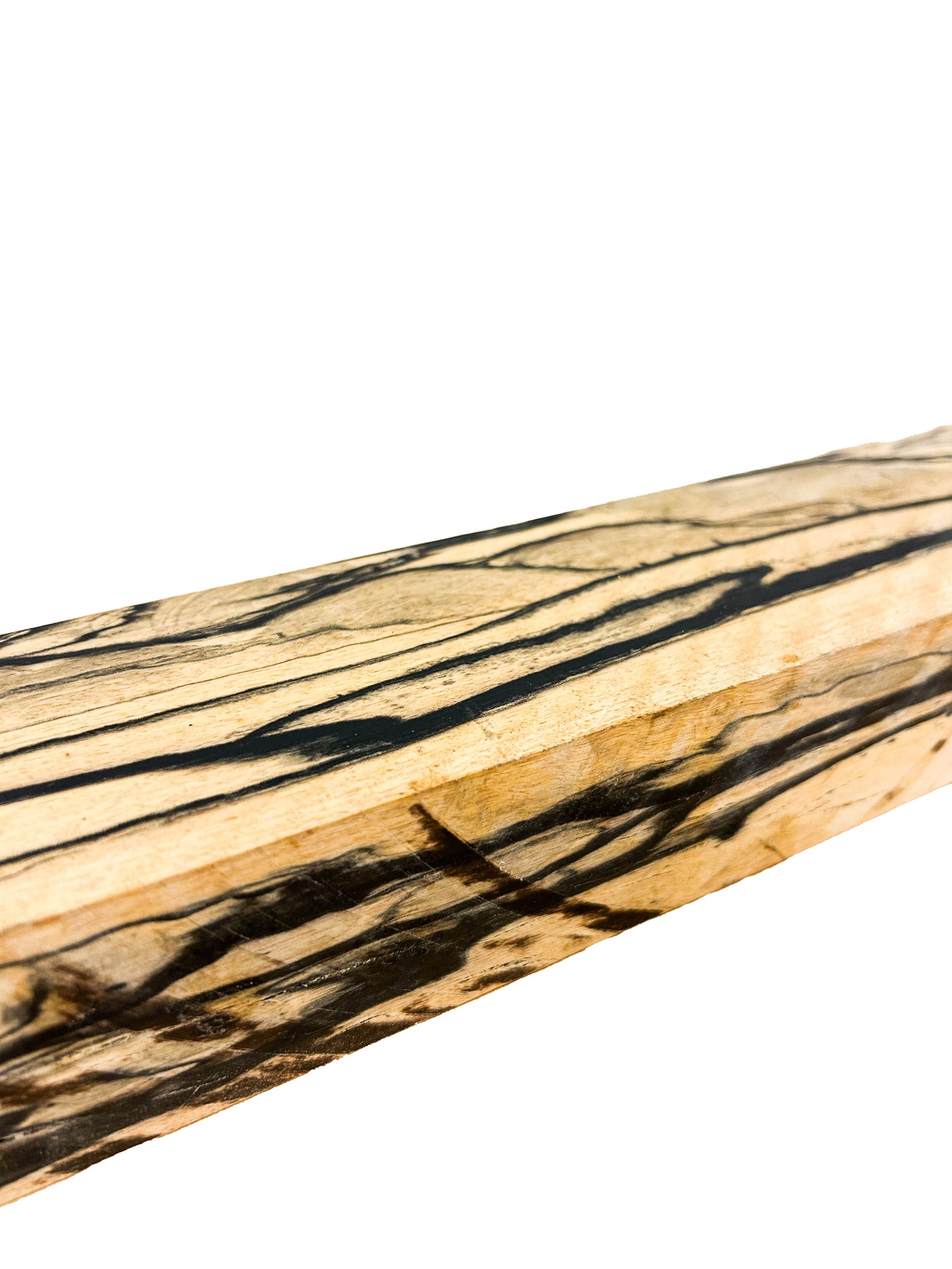 Ebony, Black & White/Pale Moon Striking lumber - 18" x 3" x 2" WE809