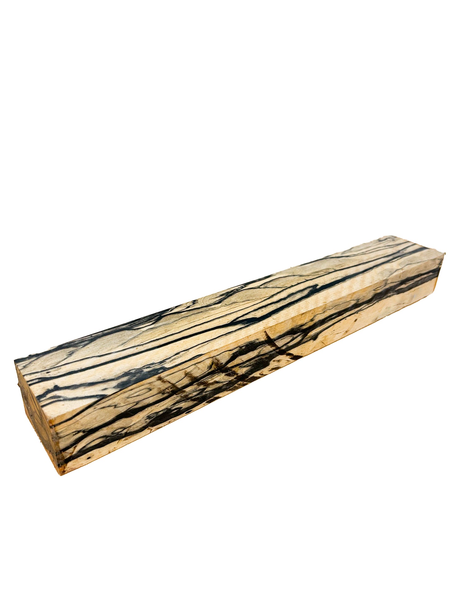 Ebony, Black & White/Pale Moon Striking lumber - 18" x 3" x 2" WE809
