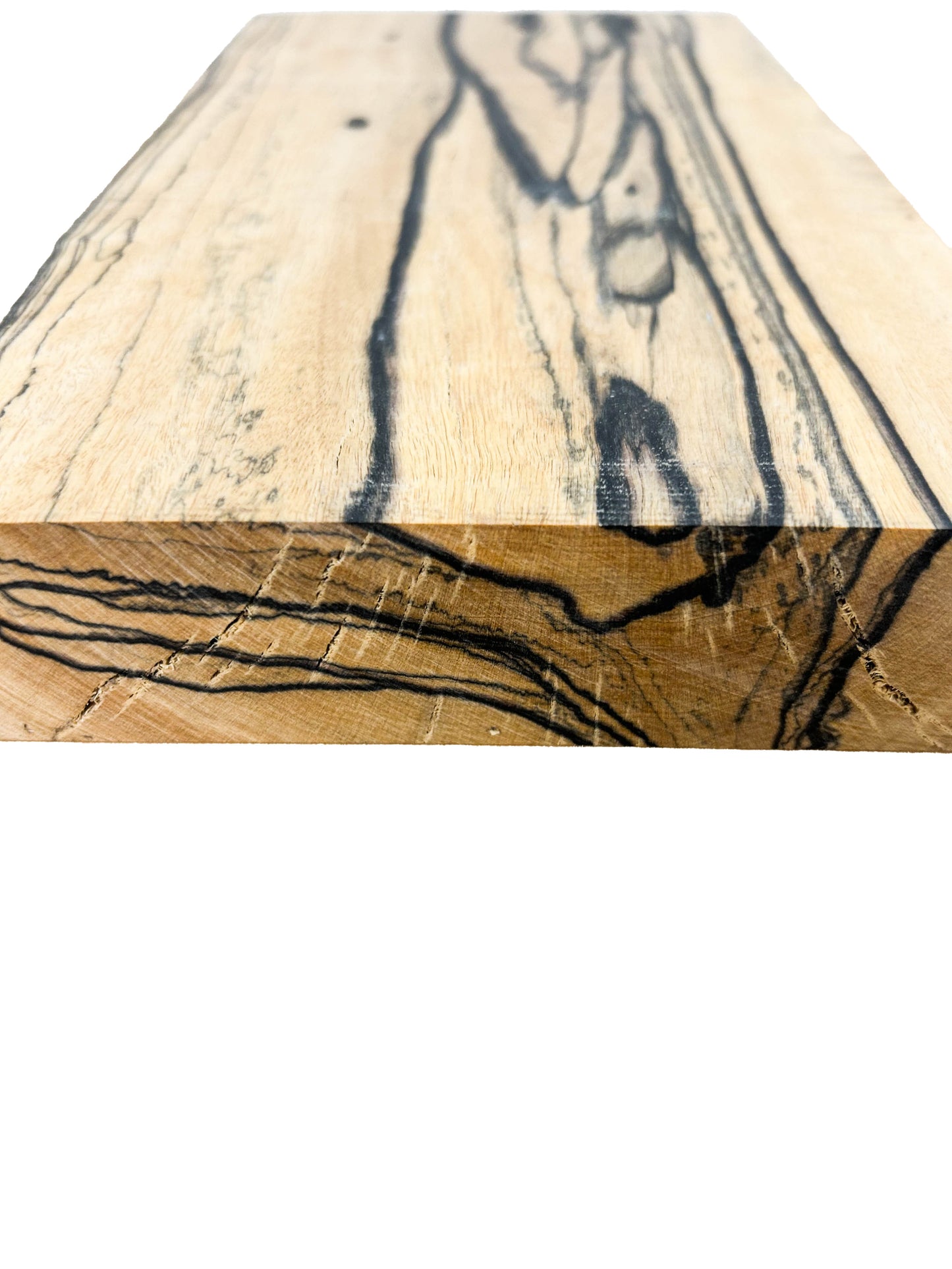 Ebony, Black & White/Pale Moon Striking lumber - 12" x 6.5" x 2" WE811