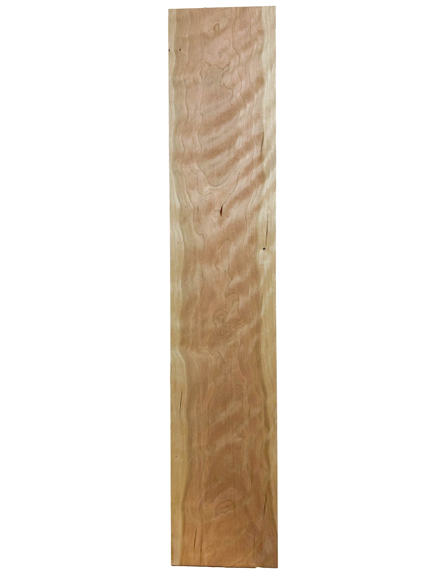 Figured Curly Cherry Board - 36" x 7" x 3/4" - WE829
