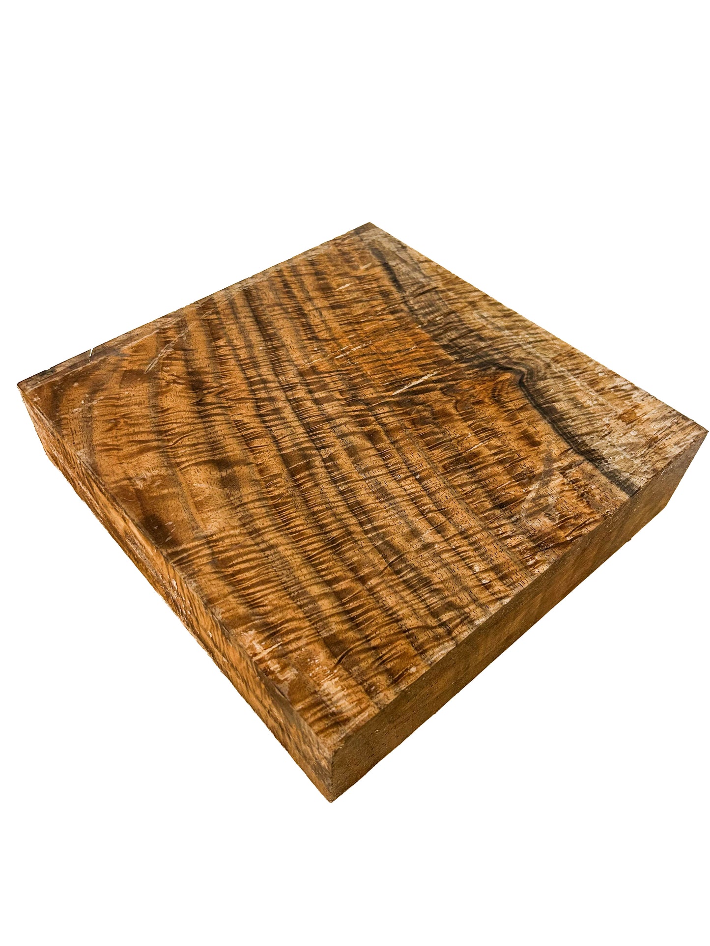 Walnut, Bastogne HIGH FIGURE bowl blank/platter - 11.5"x 11.5" x 2-7/8" WE837