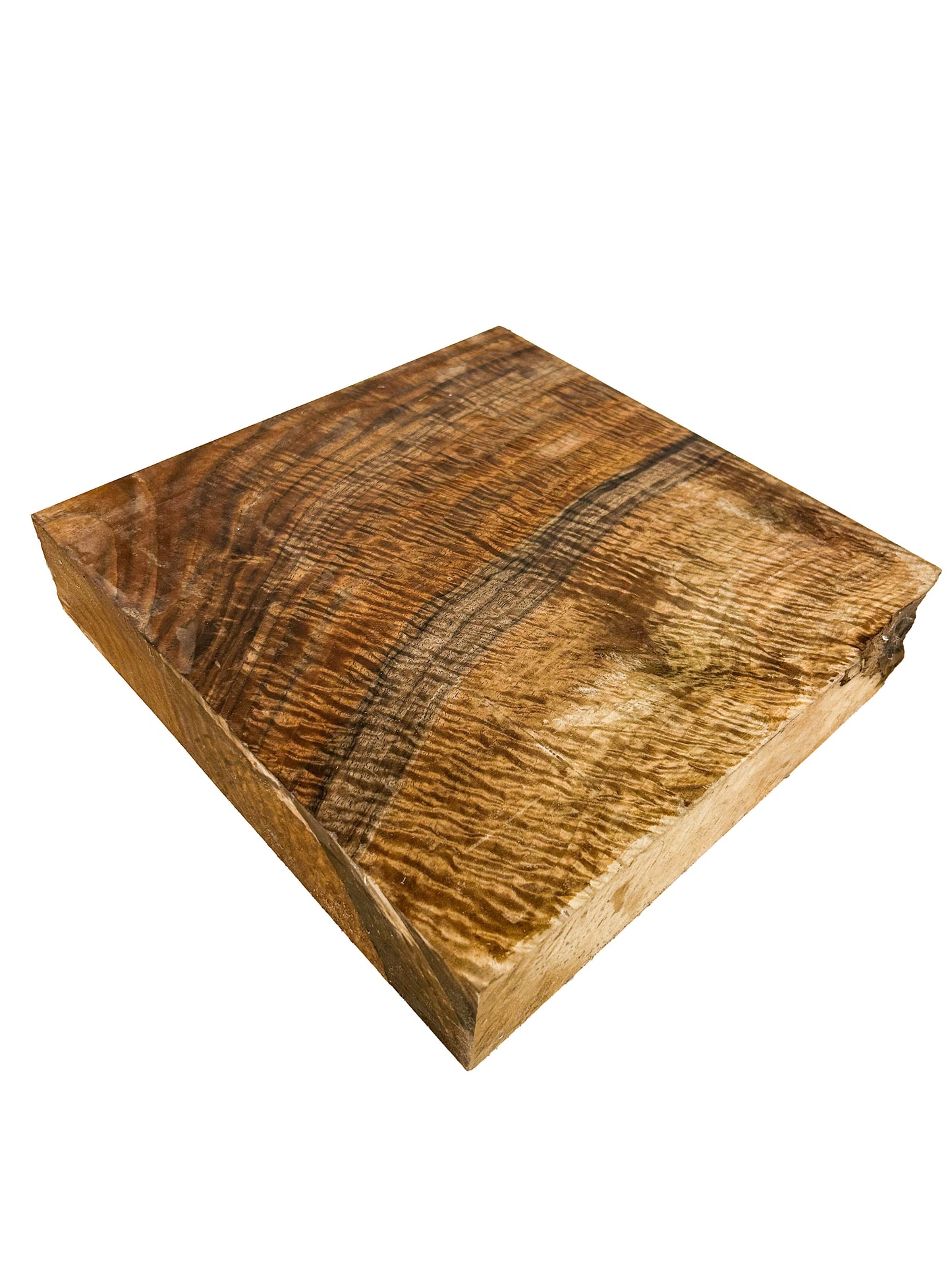 Walnut, Bastogne HIGH FIGURE bowl blank/platter - 13"x 13" x 2.5" WE838