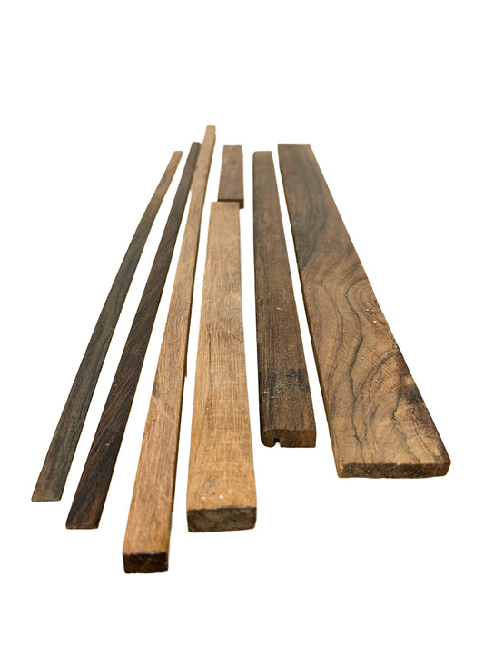 Br Rosewood, 50 years old - 7 random pieces - WE842