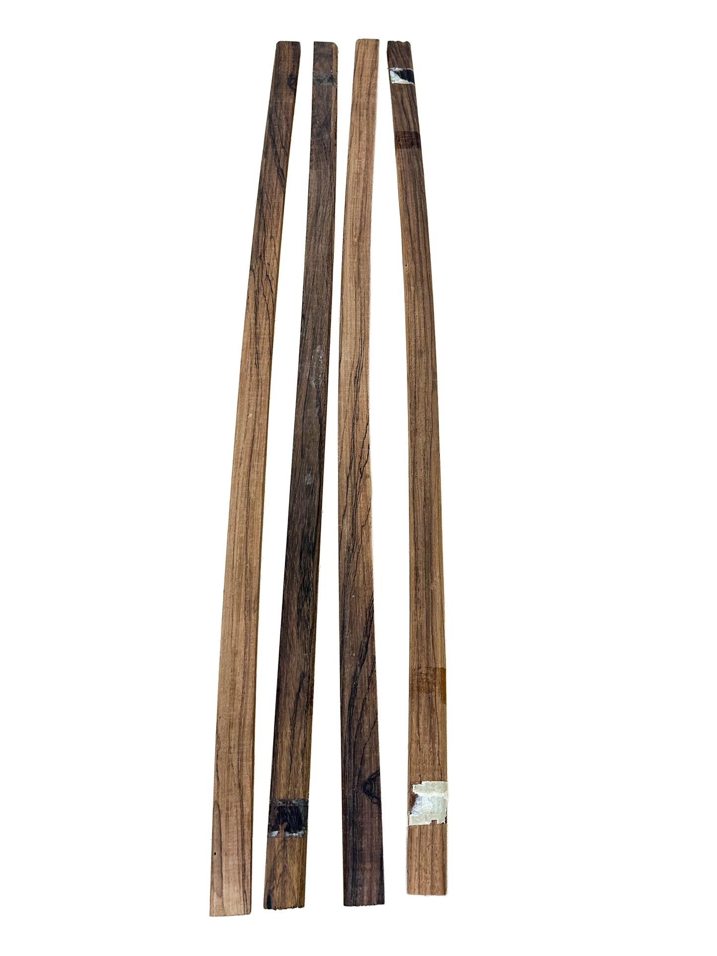 Br Rosewood, 50 years old - 4 pieces 32"x 1"x .5" - WE844