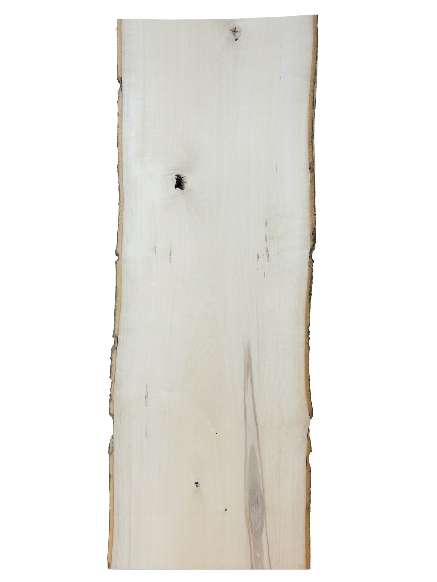 Holly Live Edge board - 36.5" x 12-13" x 3/4" - WE935